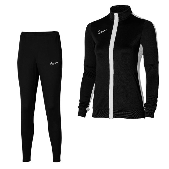 Black and white nike tracksuit womens best sale