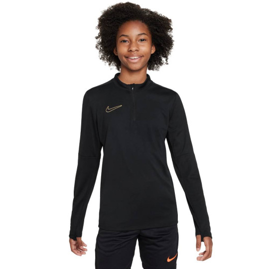 Nike Strike Tracksuit 1 4 Zip Kids Black Gold KNVBshop