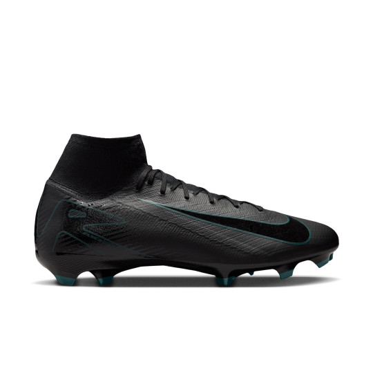 Nike Zoom Mercurial Superfly Academy 10 Grass Artificial Grass Football Shoes MG Black Dark Green KNVBshop