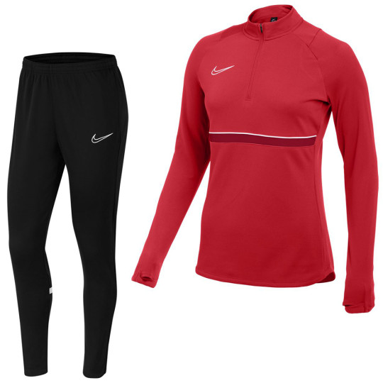 Nike dri outlet fit tracksuit red