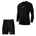 Nike Park Dri-Fit Long Sleeve Training Set Black White