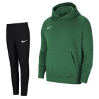 Nike Park 20 Hoodie Fleece Tracksuit Kids Green Black