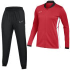 Nike Academy 25 Full-Zip Tracksuit Red Black