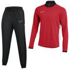 Nike Academy 25 1/4-Zip Tracksuit Red Black