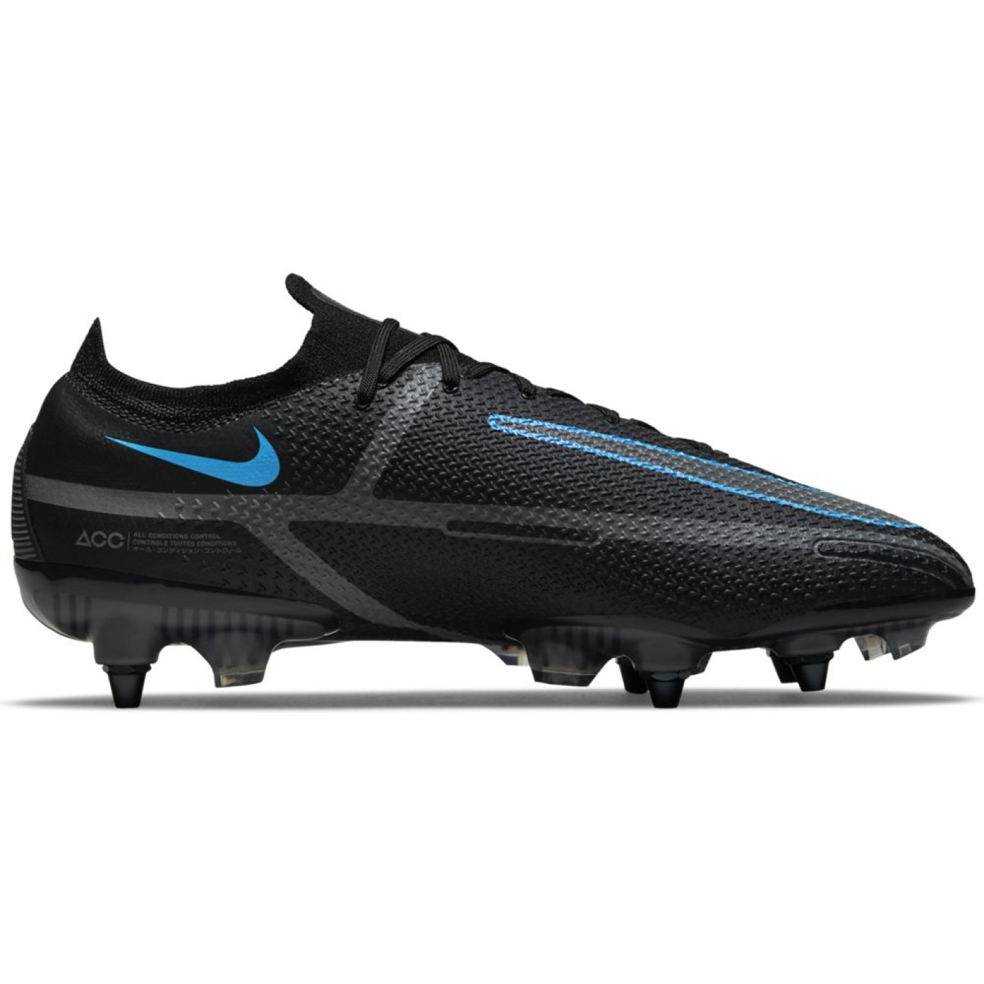 Nike Phantom GT 2 Elite Soft Ground Football Boots Black Dark Grey KNVBshop