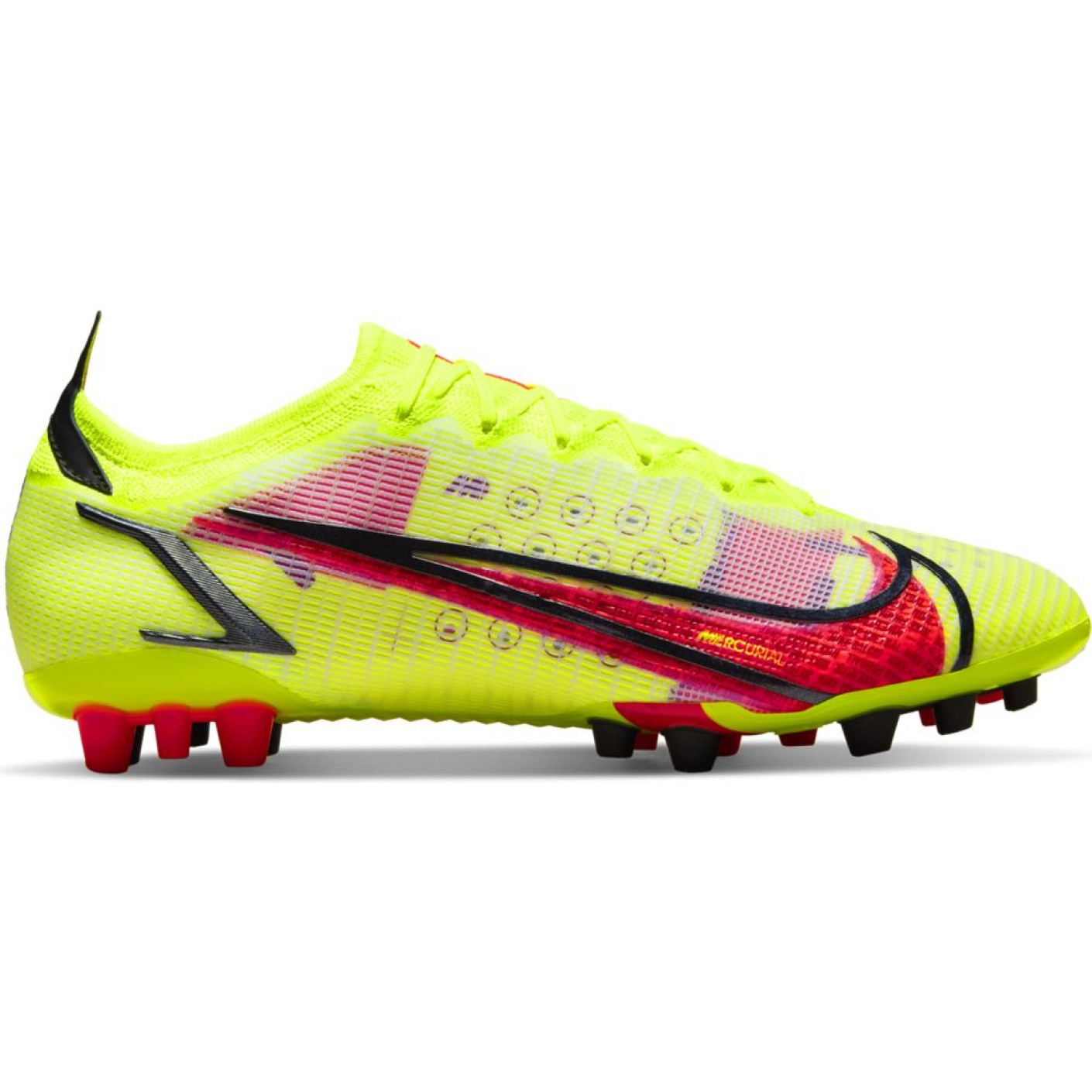 Donder Plotselinge afdaling Concentratie Nike Mercurial Vapor 14 Elite Artificial Grass Football Boots (AG) Yellow  Red Black - KNVBshop.nl