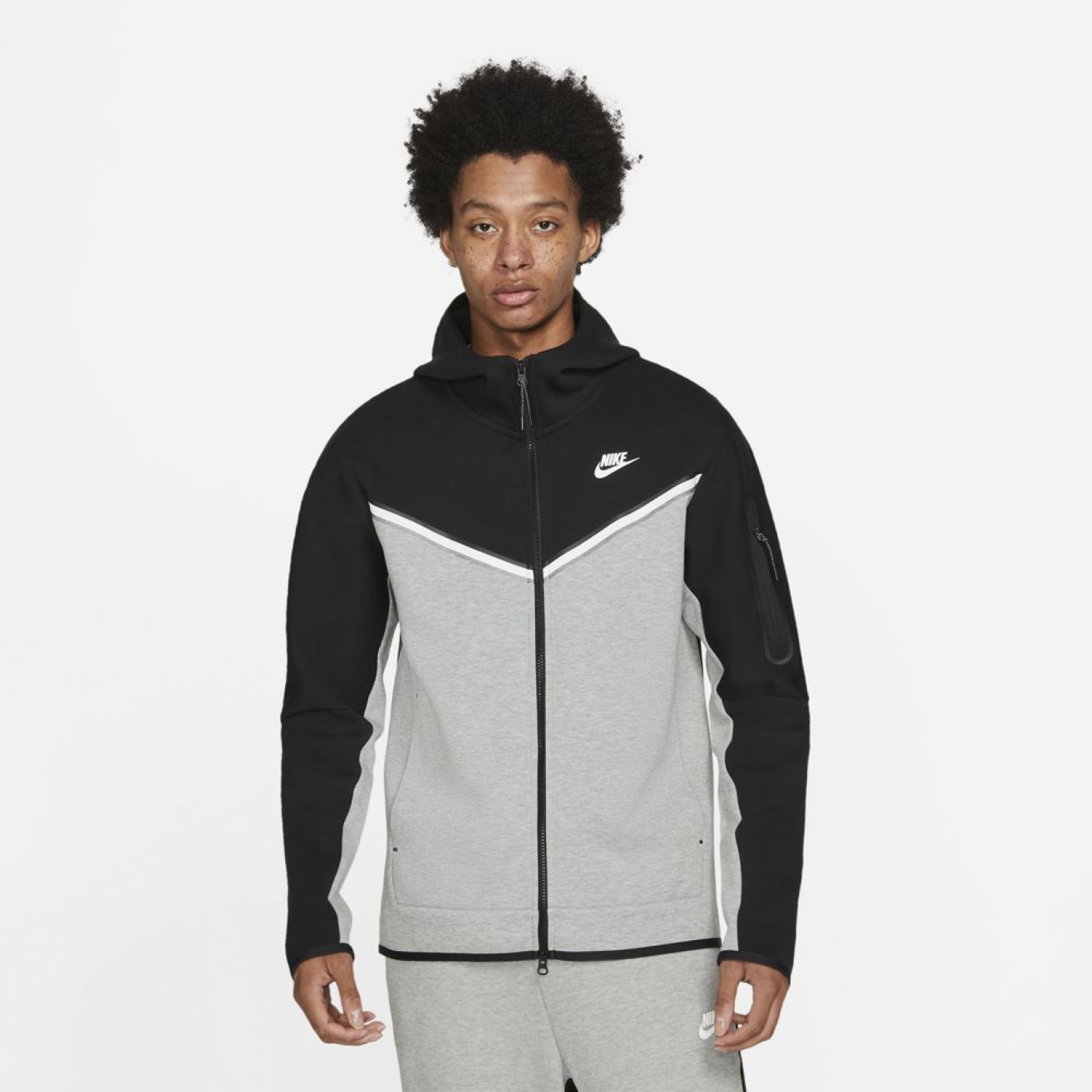 Nike Tech Fleece Tracksuit Black Grey KNVBshop