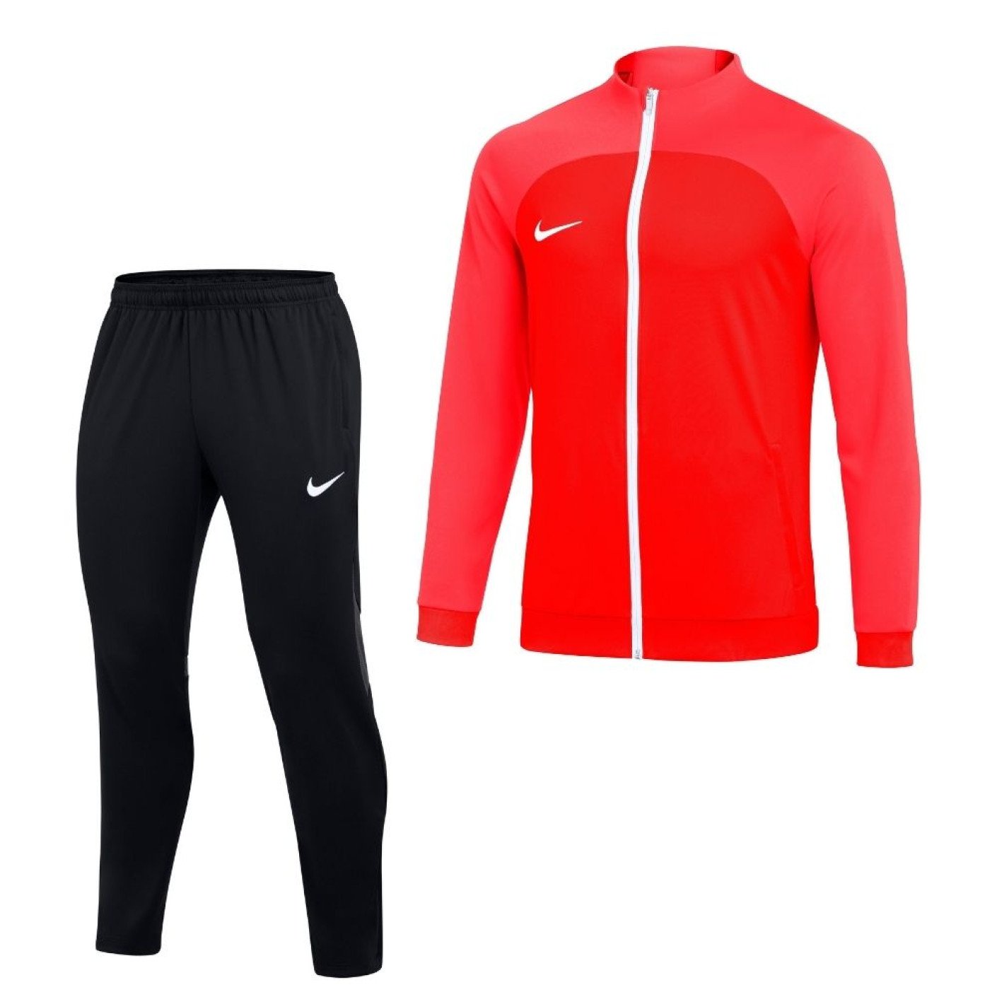 Nike grey and hot sale red tracksuit