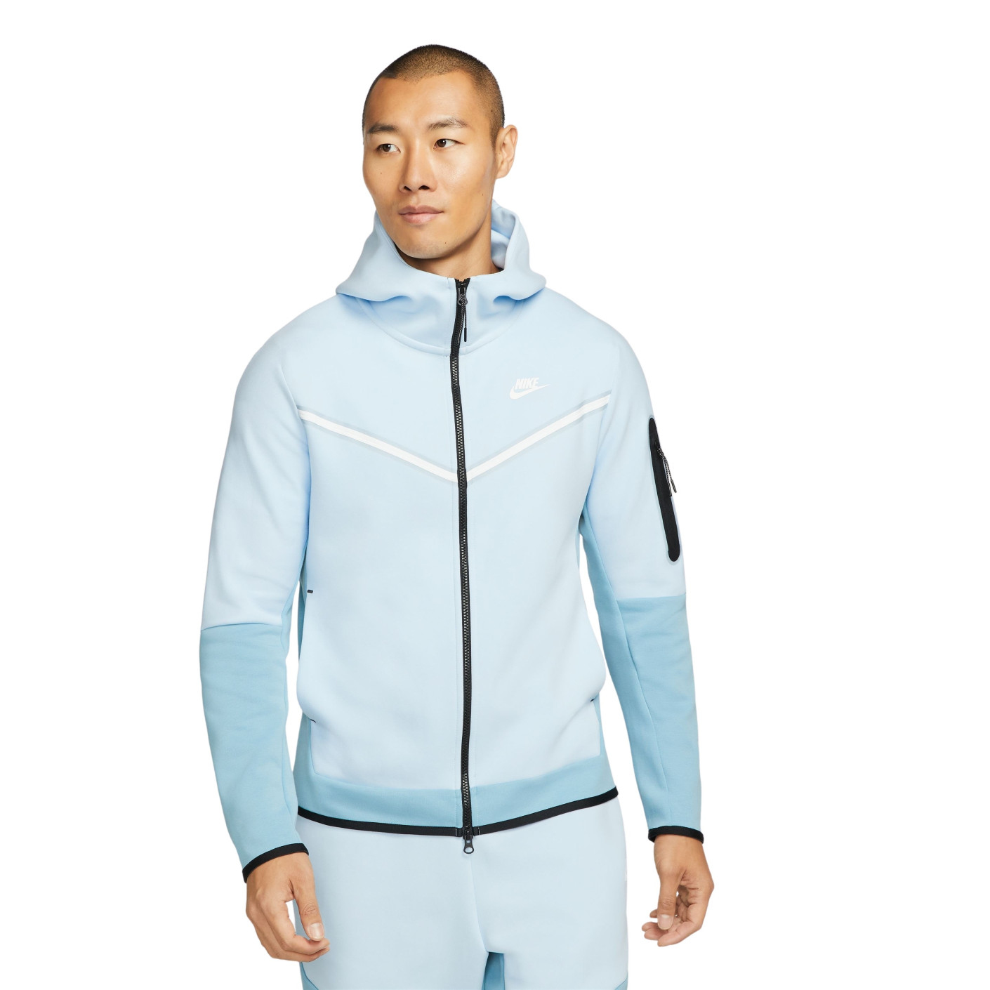 Nike light blue tech fleece sale