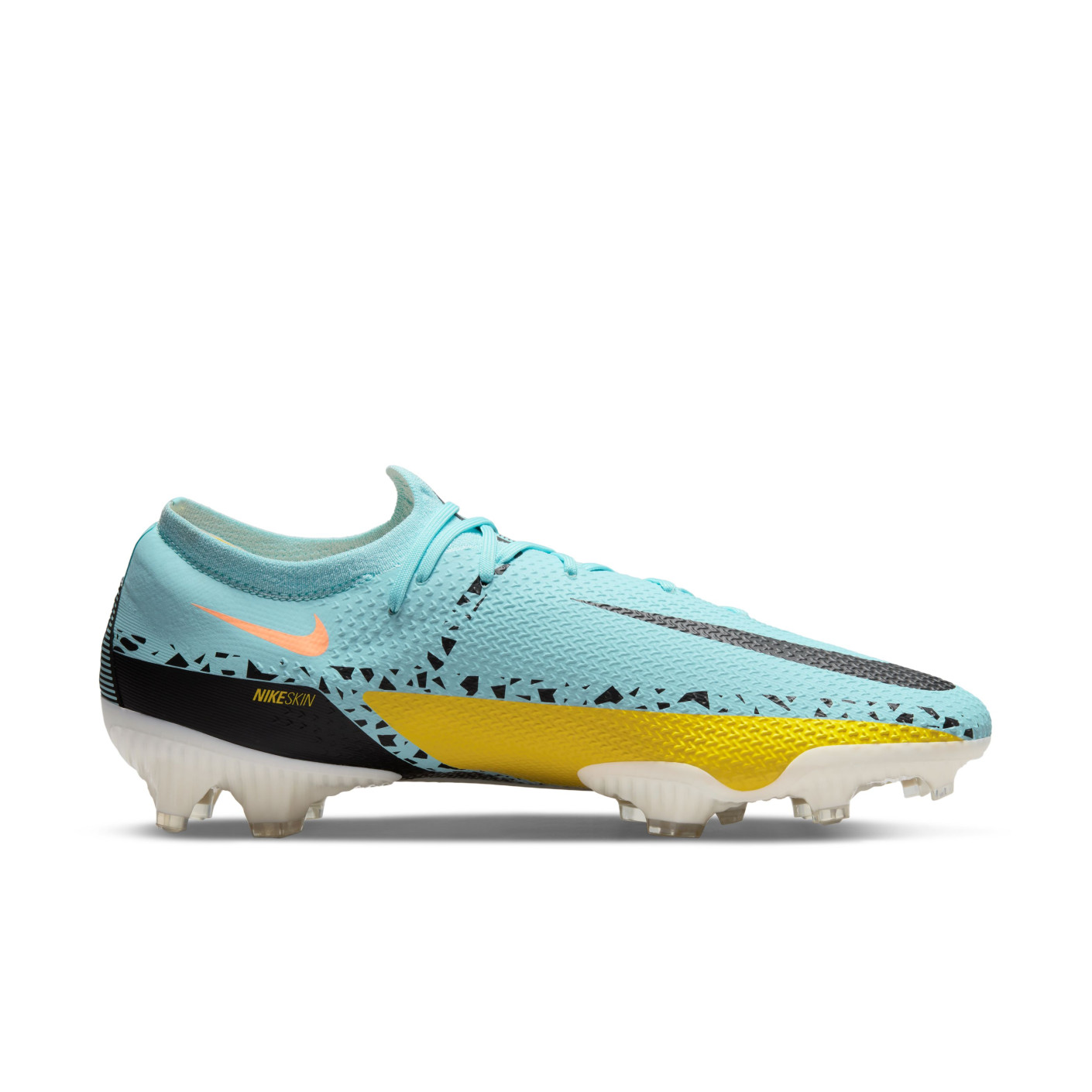 Black and yellow nike soccer cleats best sale