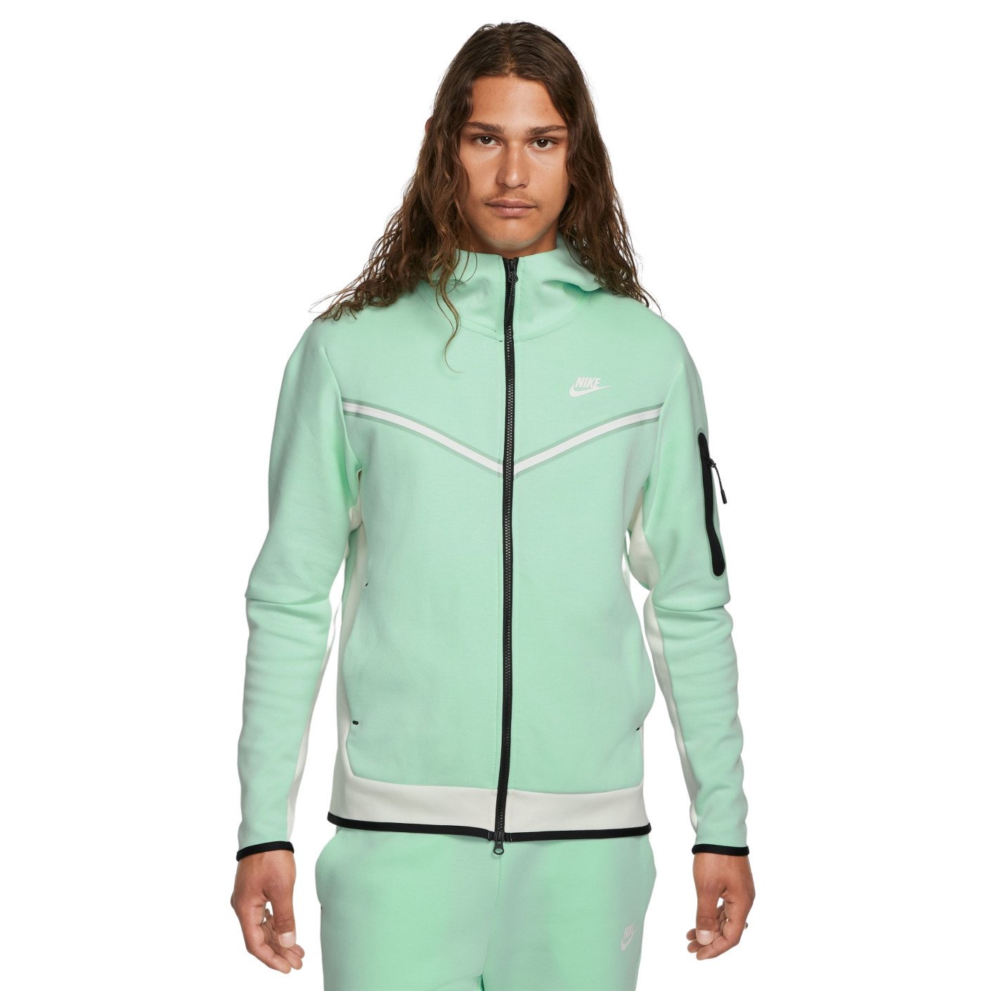 Nike Tracksuit Tech Fleece Light Green KNVBshop