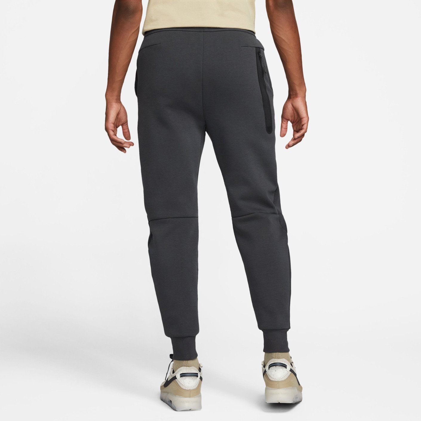 Mens nike tech fleece joggers grey sale