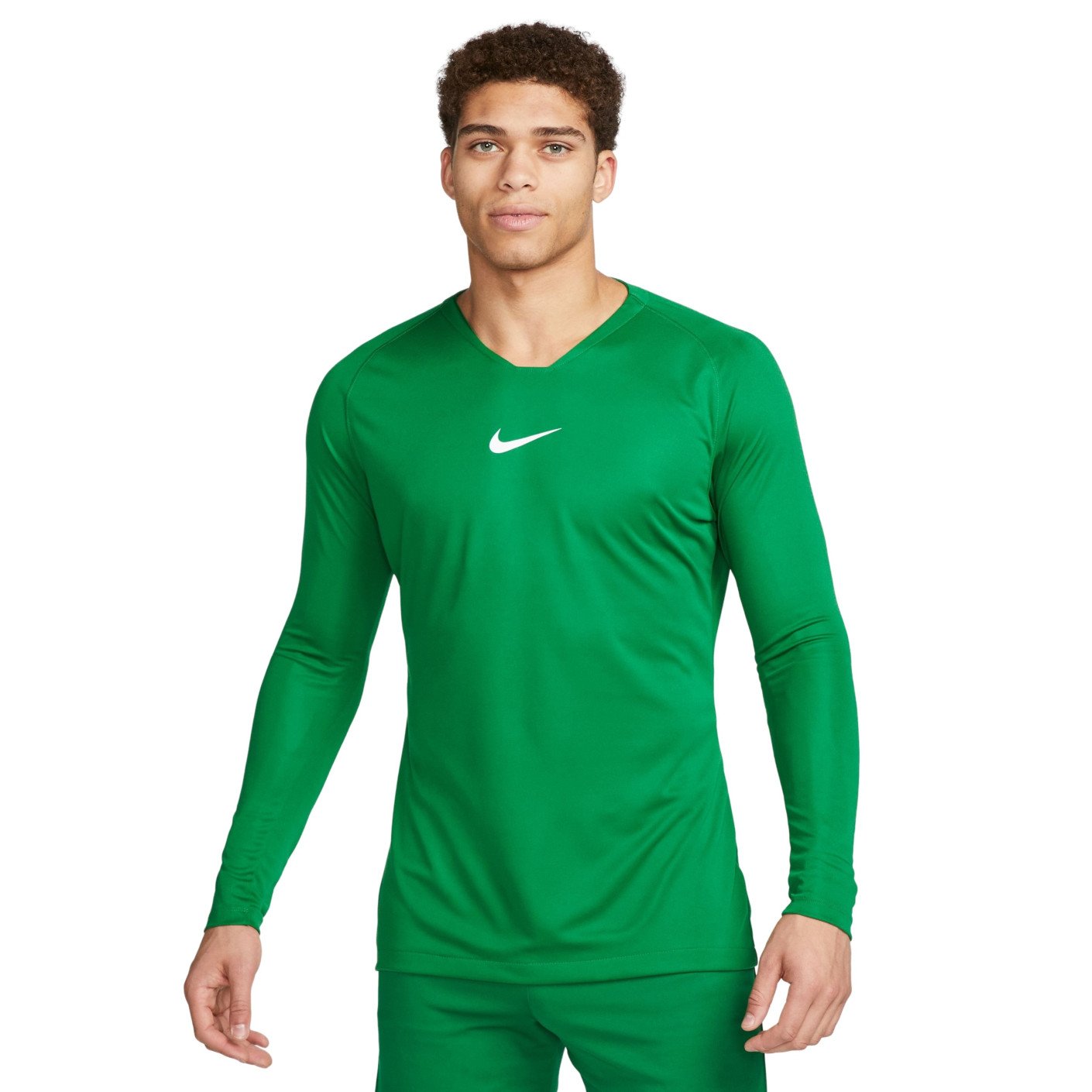 Nike Park Dri Fit Long Sleeve Training Set Green White