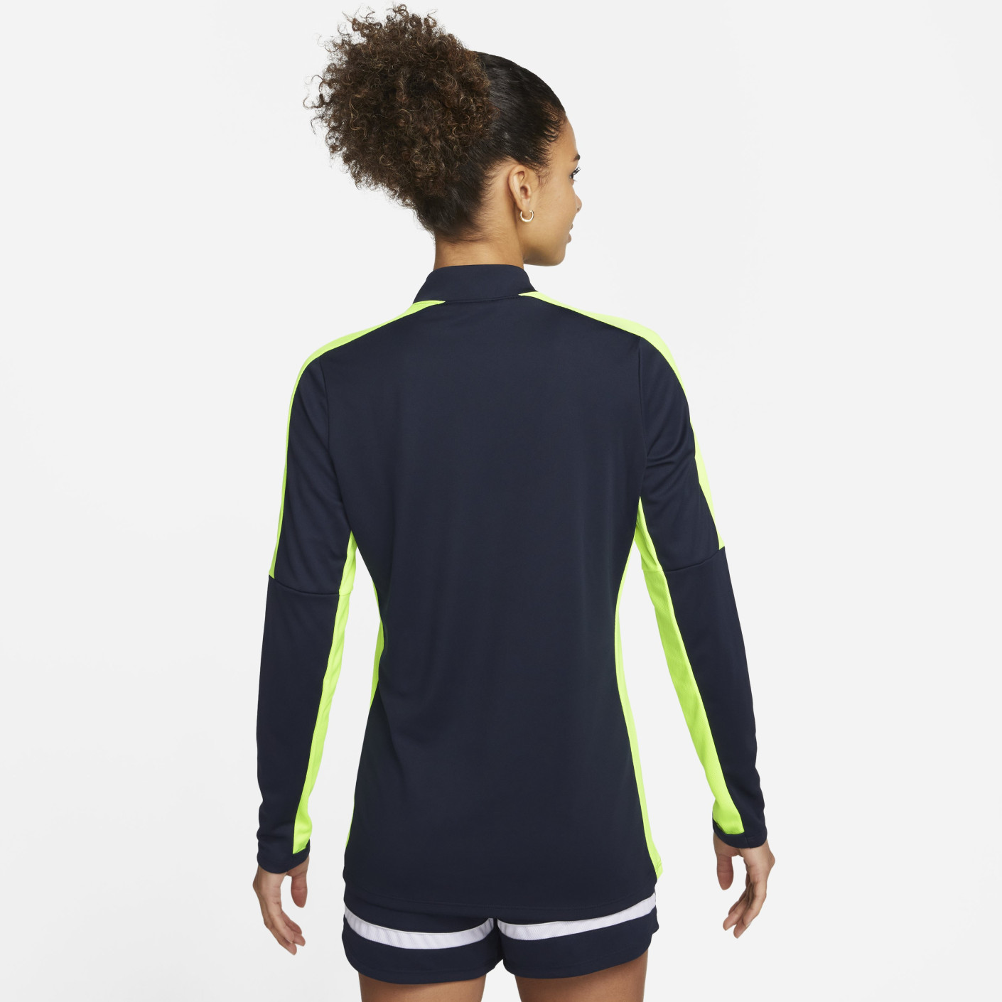 Nike Dri Fit Academy 23 Training sweater Women Dark Blue Yellow White KNVBshop