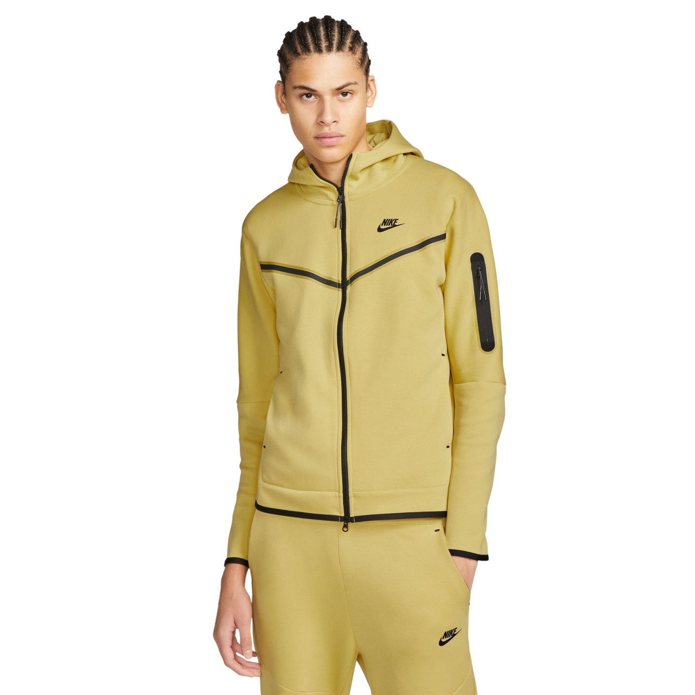 Nike Tech Fleece Tracksuit Gold Black KNVBshop