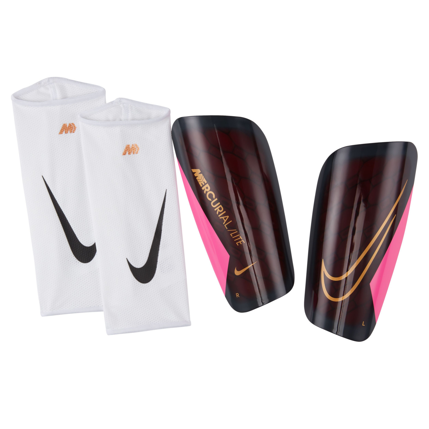 Nike Lite Mercurial Shin Guards Black Pink KNVBshop