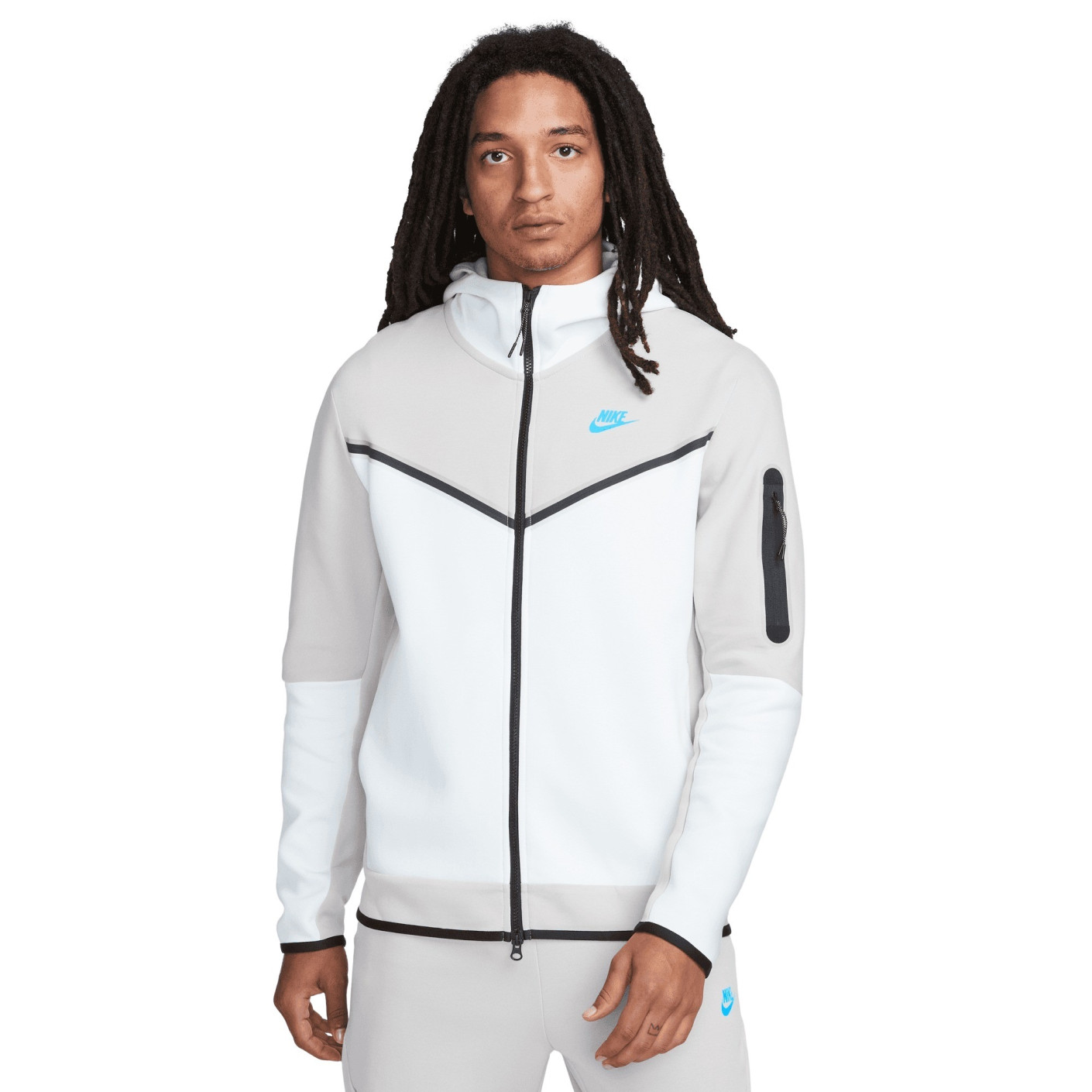 Nike Tech Fleece Tracksuit Light Grey White Blue KNVBshop