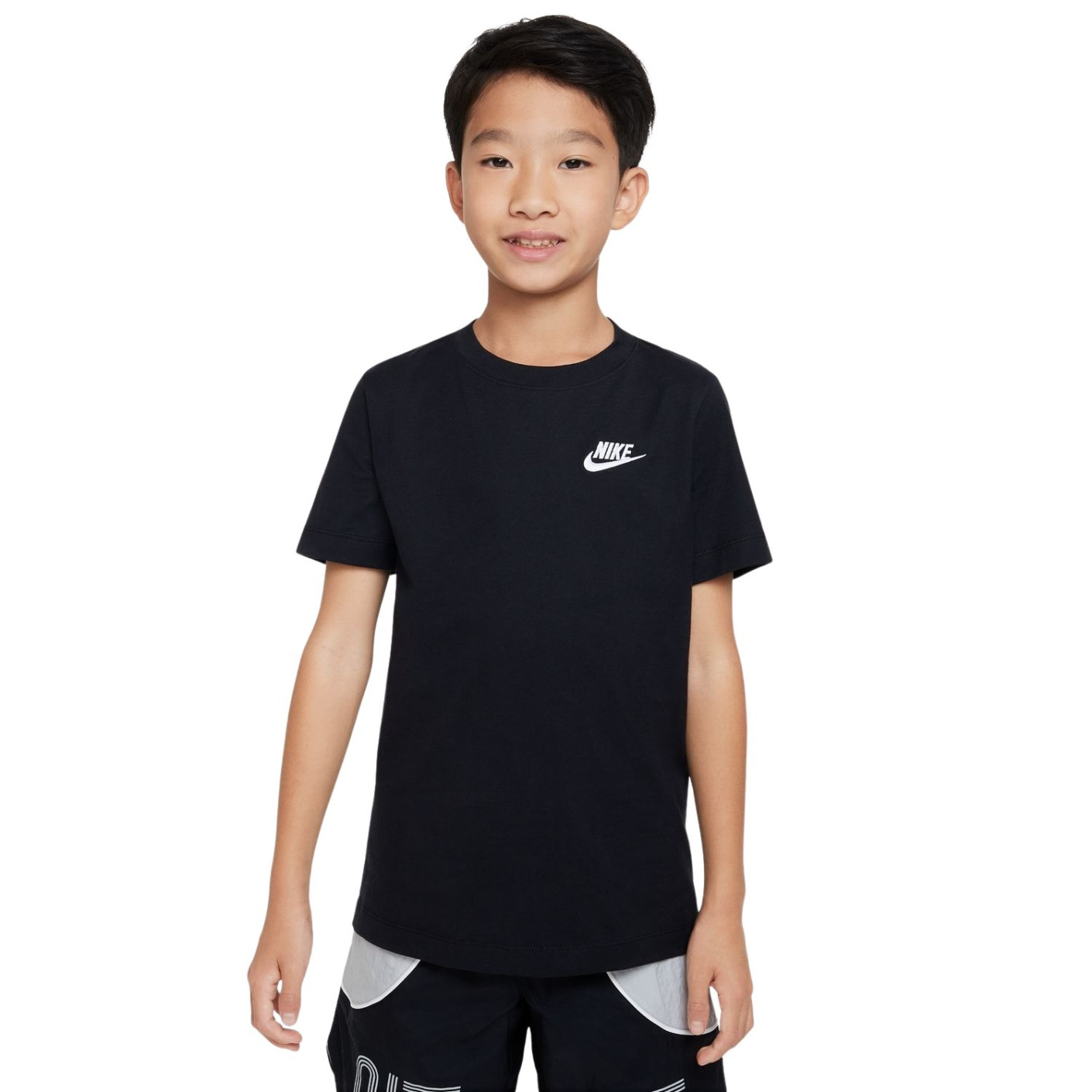 Nike T-Shirt SW Kids Black White