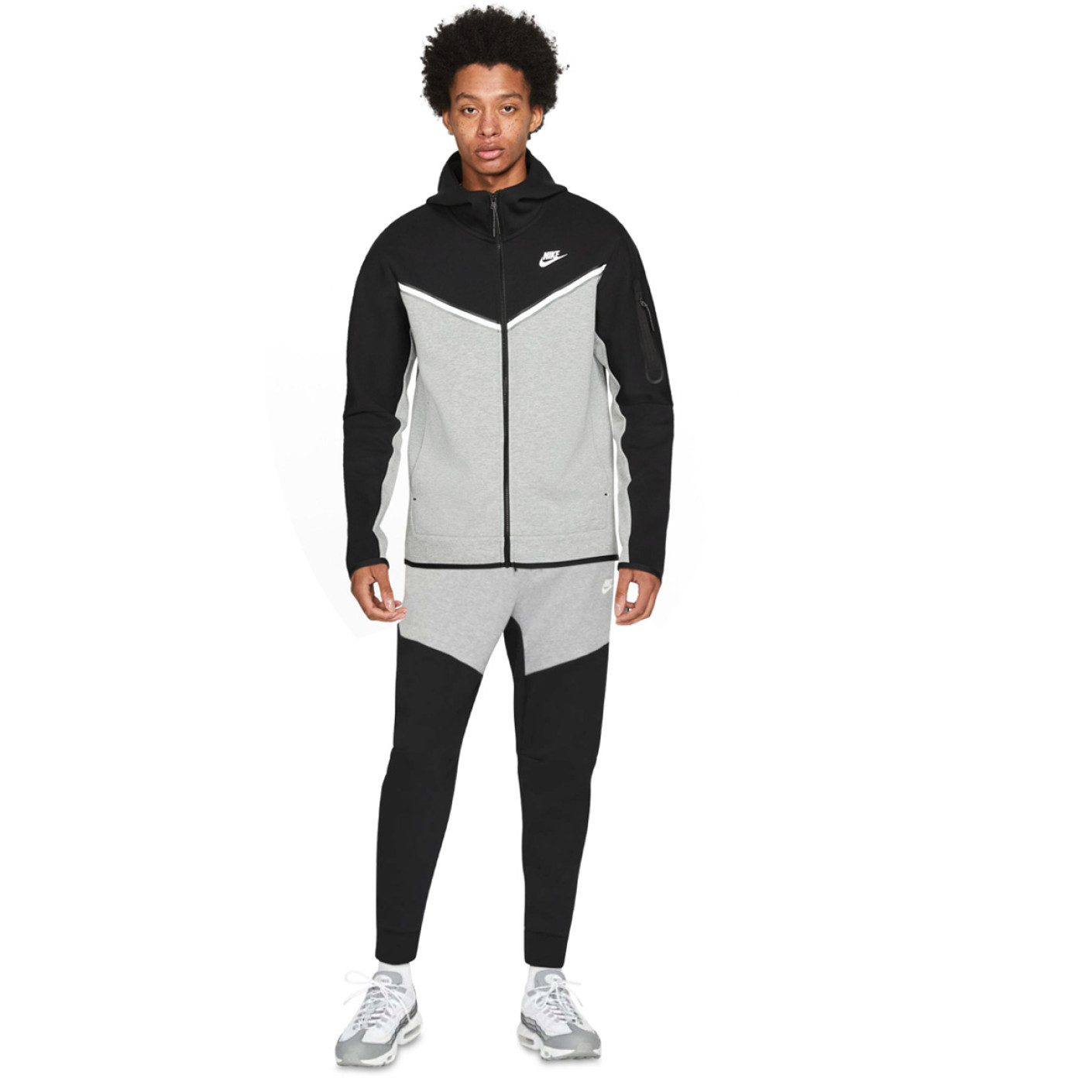 Nike Tech Fleece Tracksuit Black Grey - KNVBshop.nl