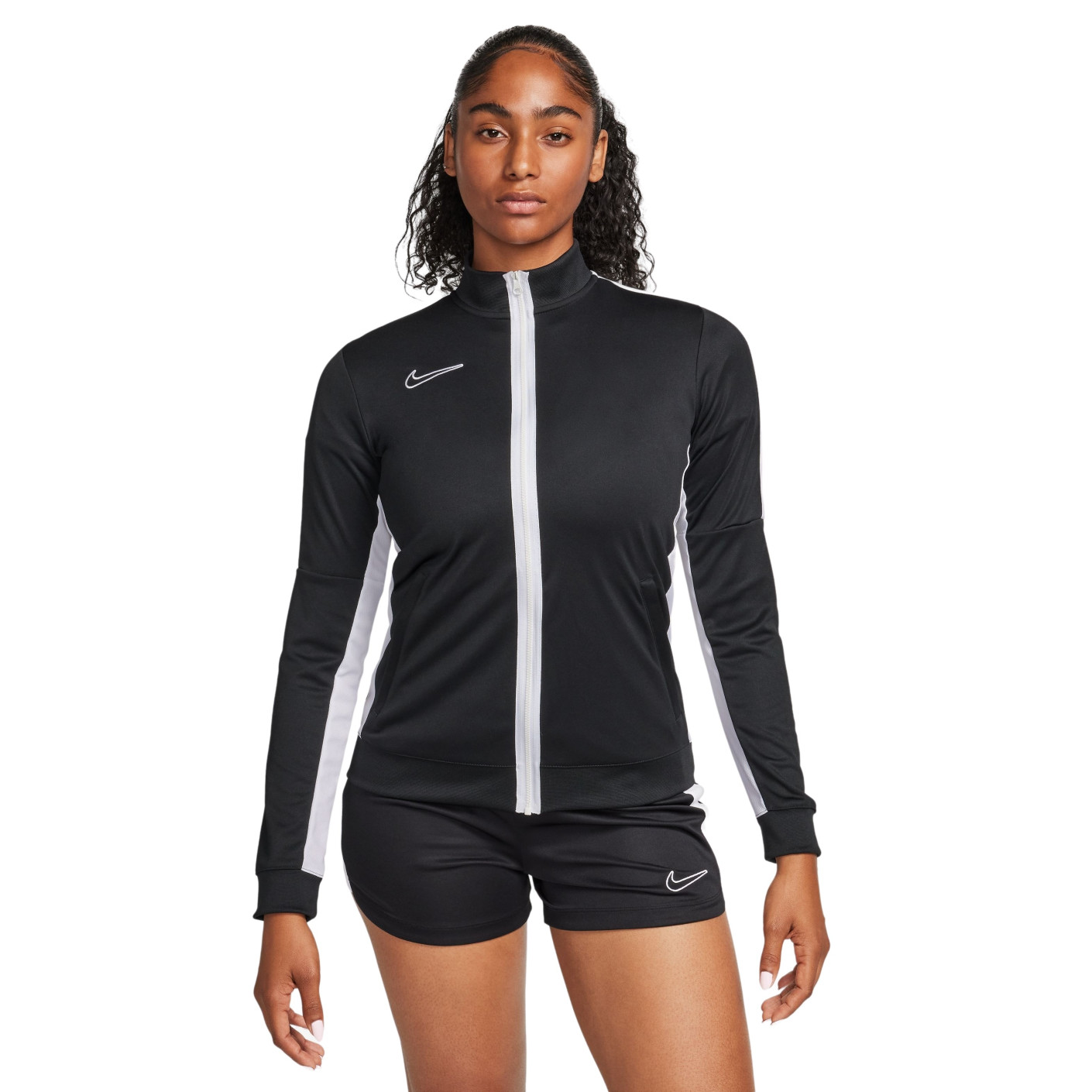 Nike Dri-FIT Academy 23 Full-Zip Trainingsjack Dames Zwart Wit