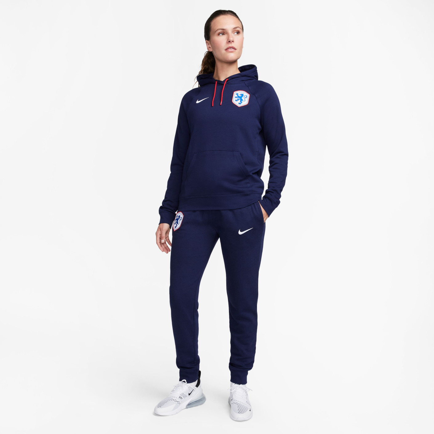 Red white and blue nike tracksuit online