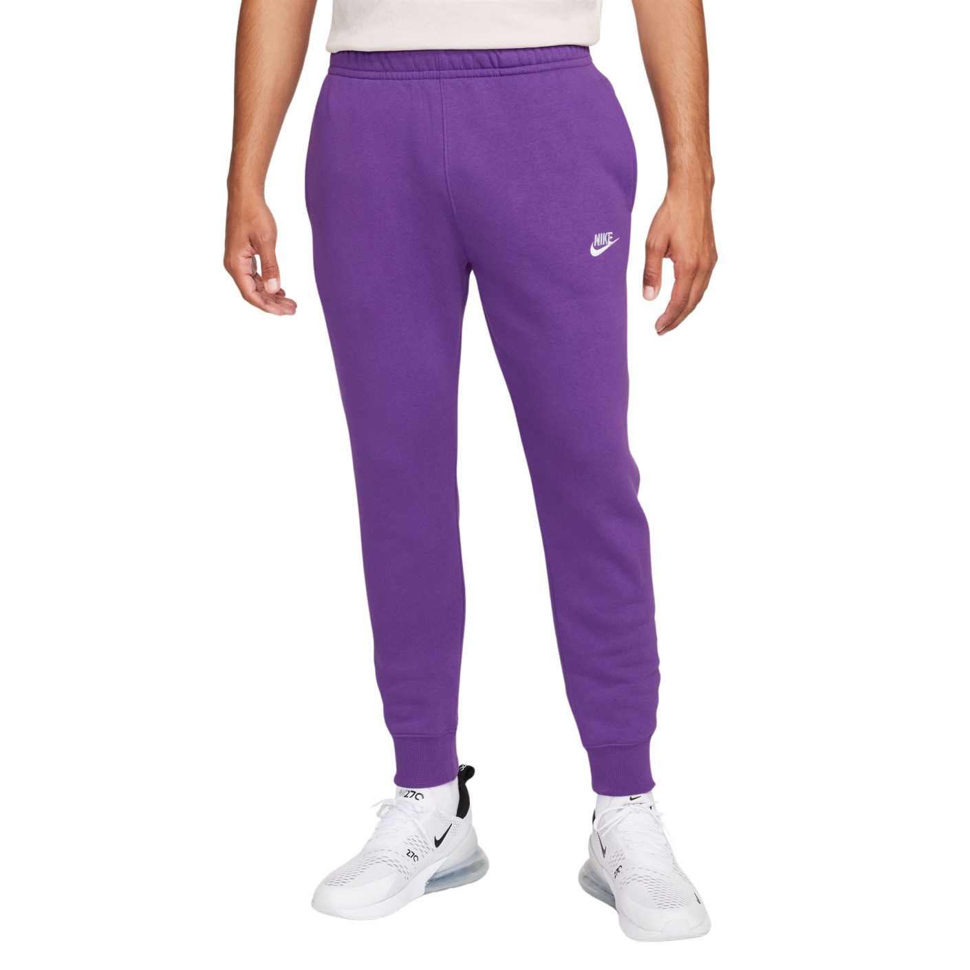 Nike Sportswear Club Fleece Jogger Purple White - KNVBshop.nl