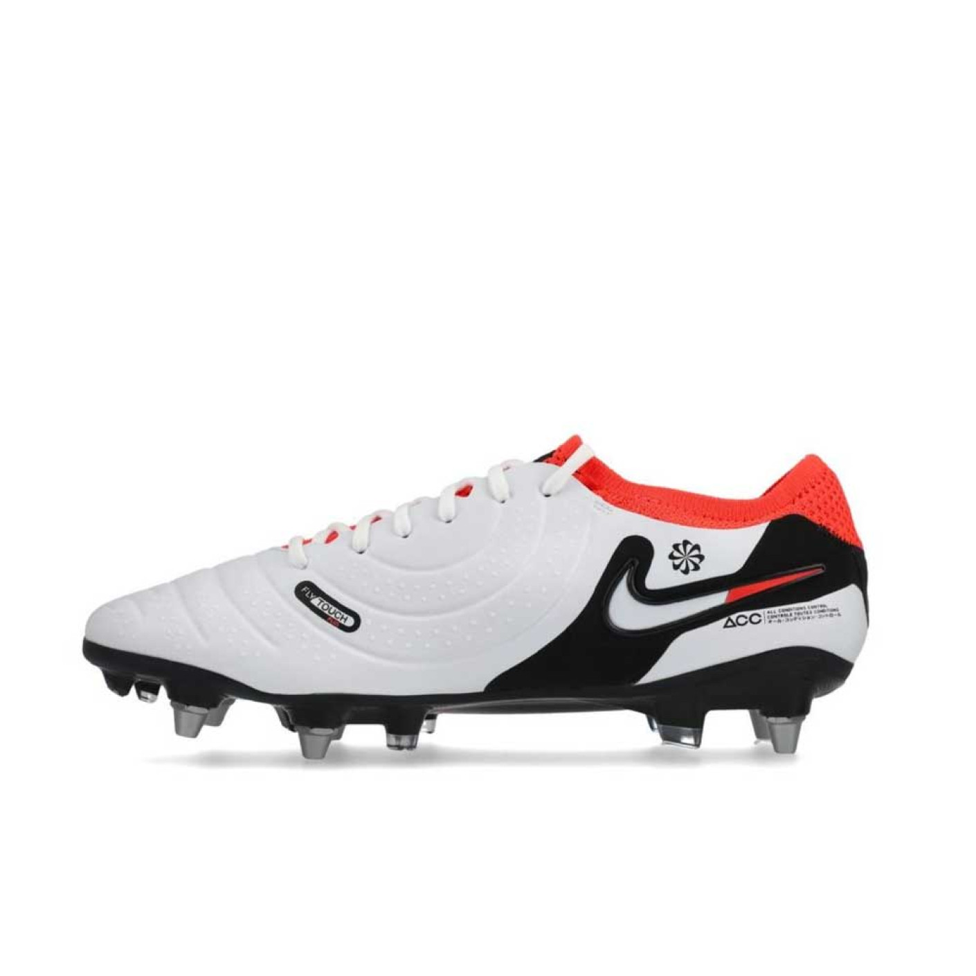 Nike Tiempo Legend 10 Elite Iron Nop Football Shoes SG Pro Player White Black Bright Red KNVBshop