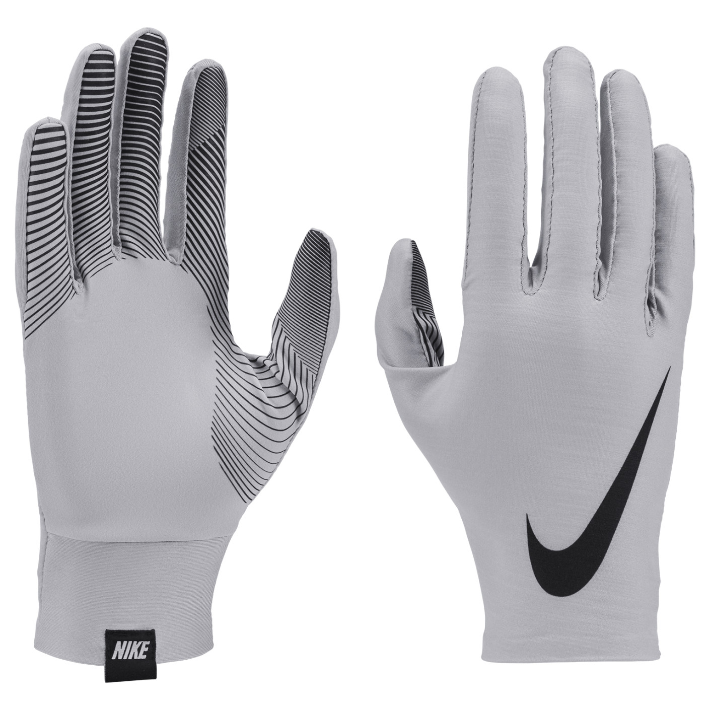 Nike gloves grey best sale