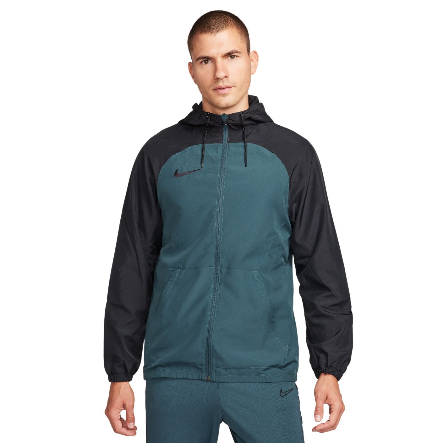 Dark green best sale nike windbreaker