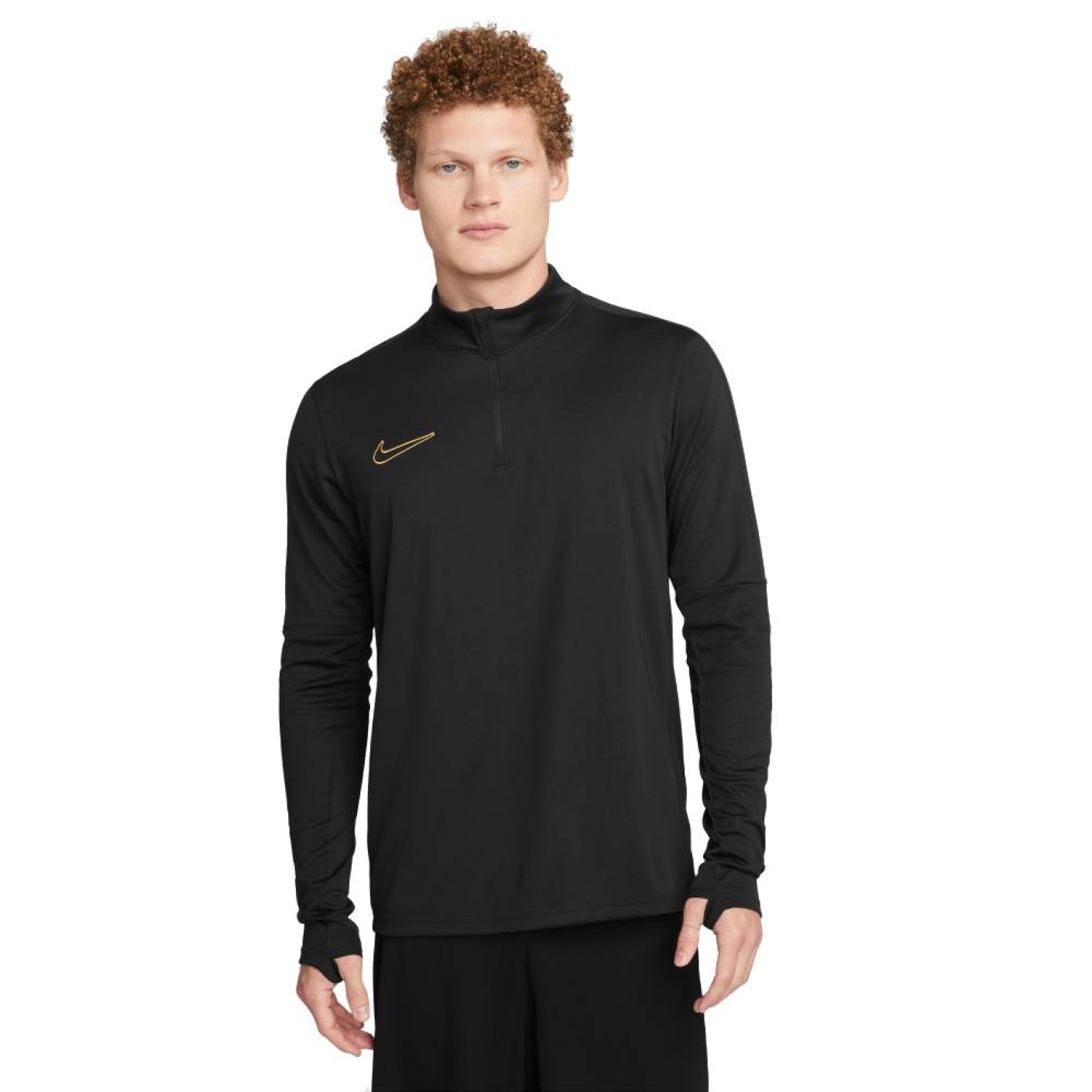 Nike Academy Trainingstrui 1/4-Zip Zwart Goud