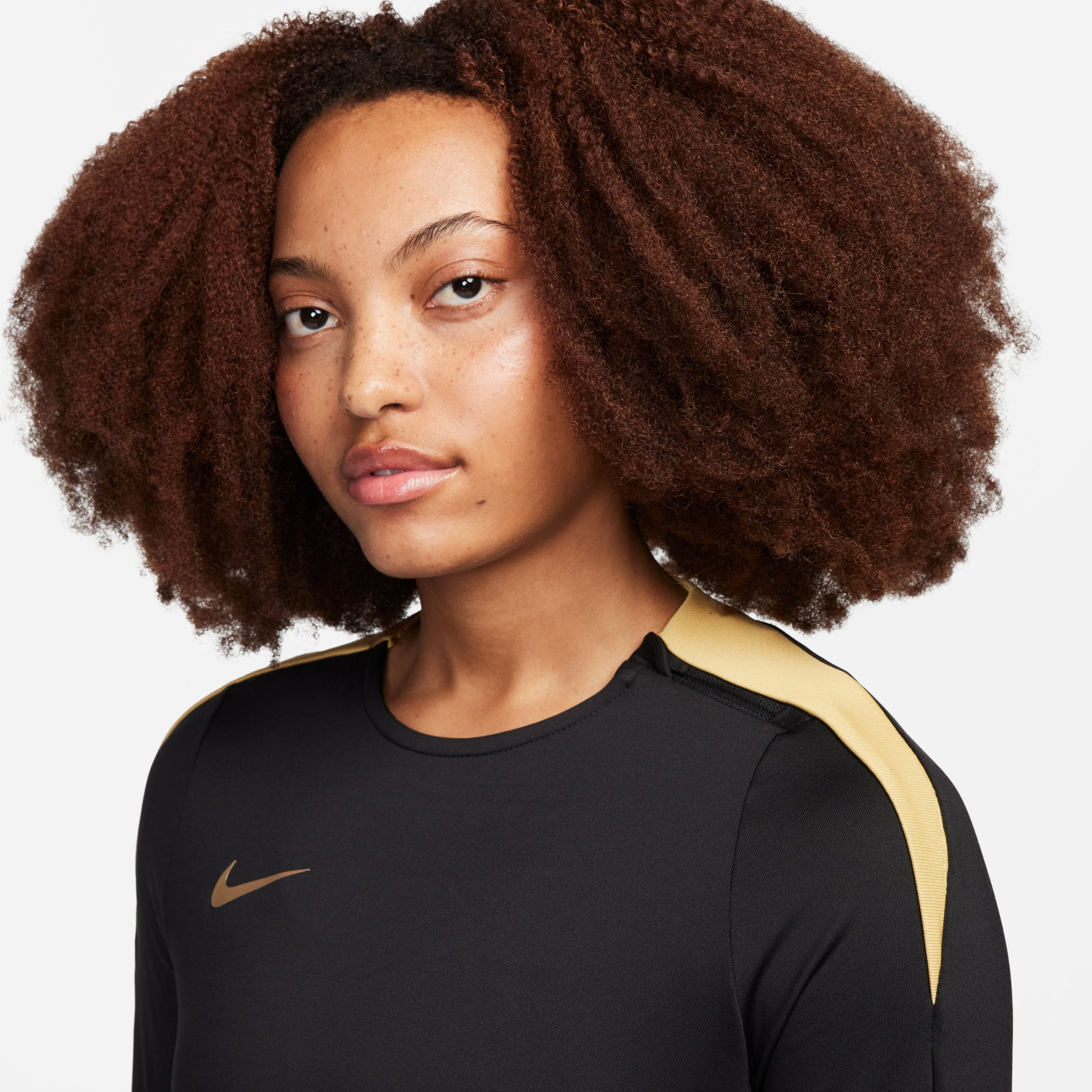 Nike Strike Women s Training Sweater Black Gold