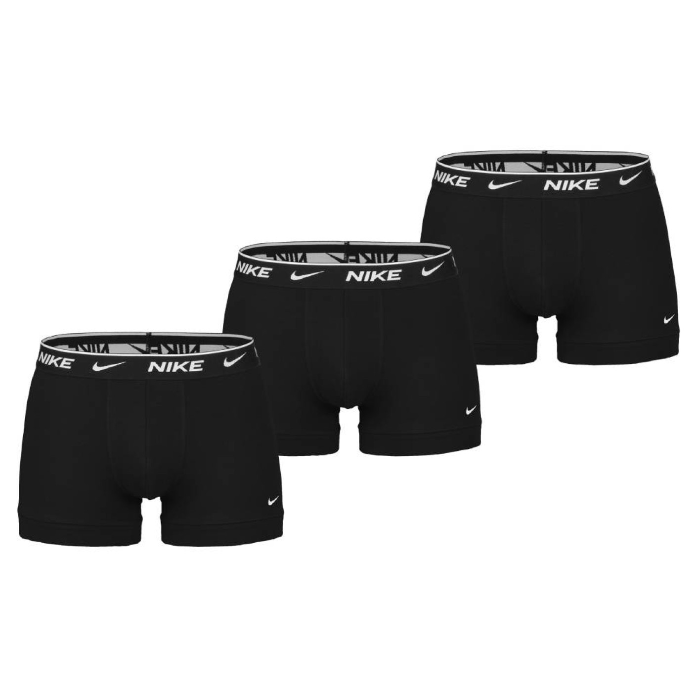 Nike Everyday Cotton Boxer 3-Pack Shorts Black Trunk