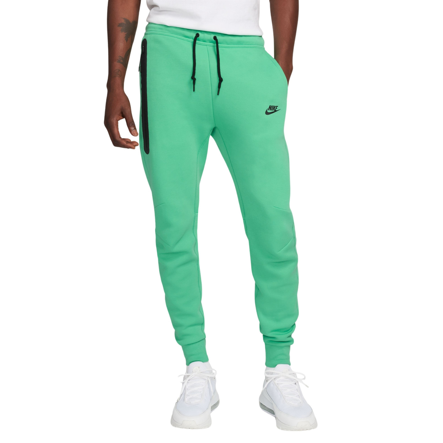 Nike Tech Fleece Sweat Pants Sportswear Light Green Black