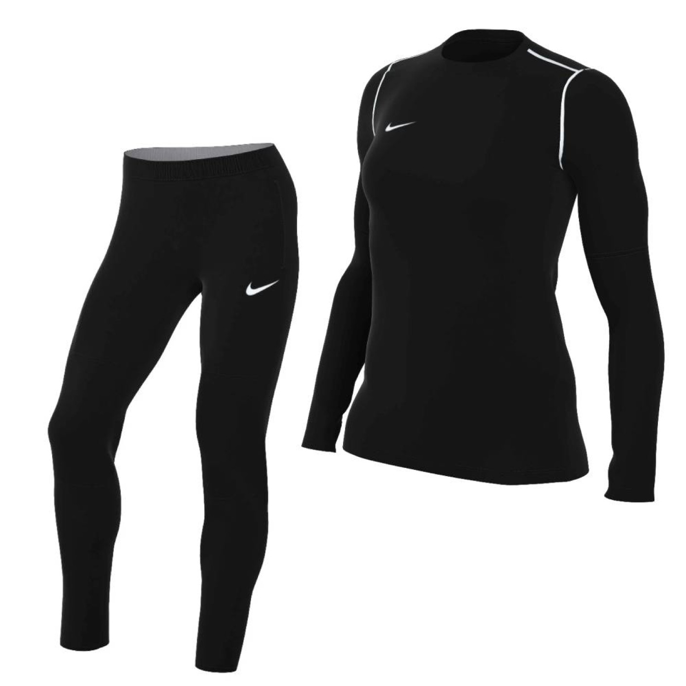 Nike Park 20 Crew Tracksuit Women Black White