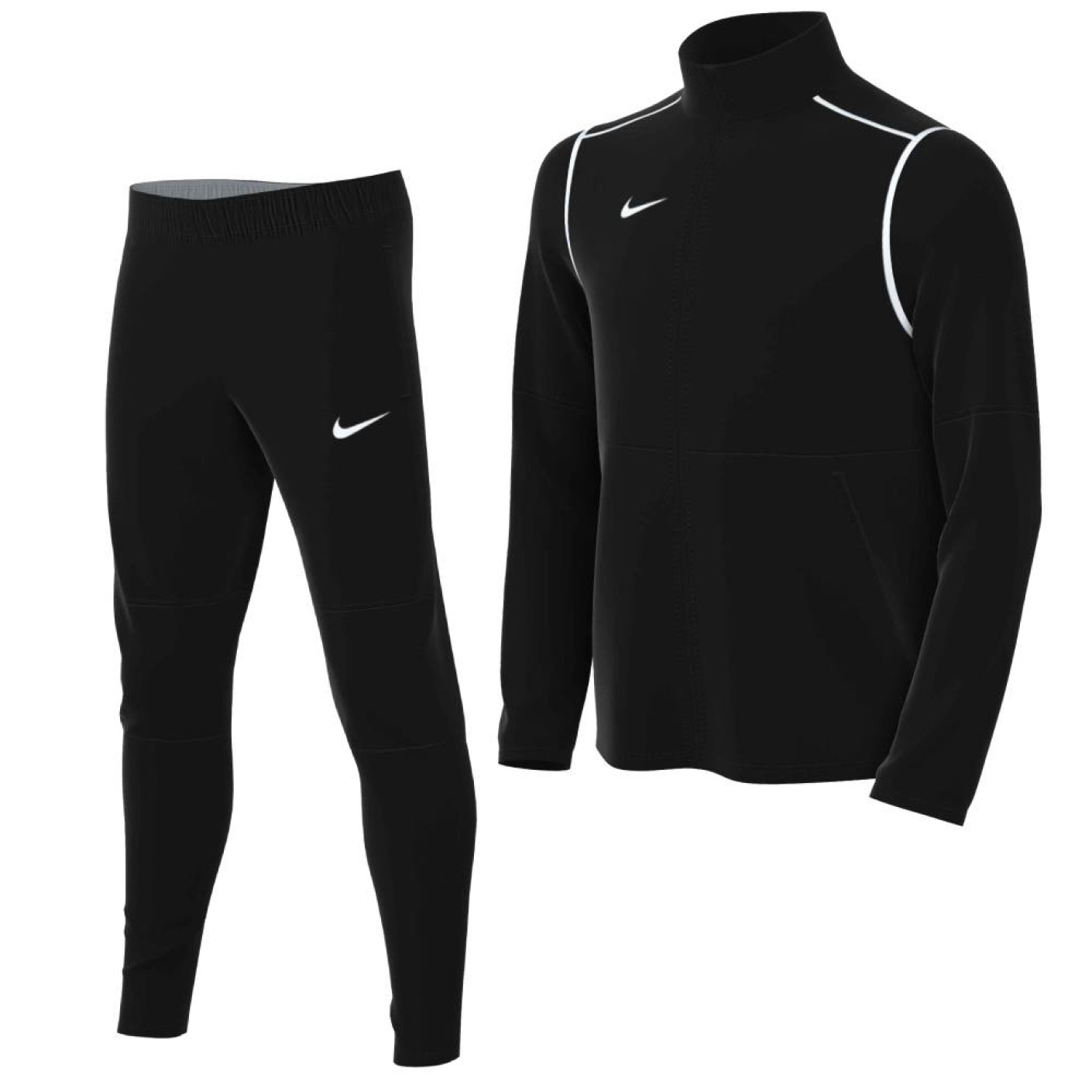 Nike Park 20 Tracksuit Full Zip Kids Black White KNVBshop