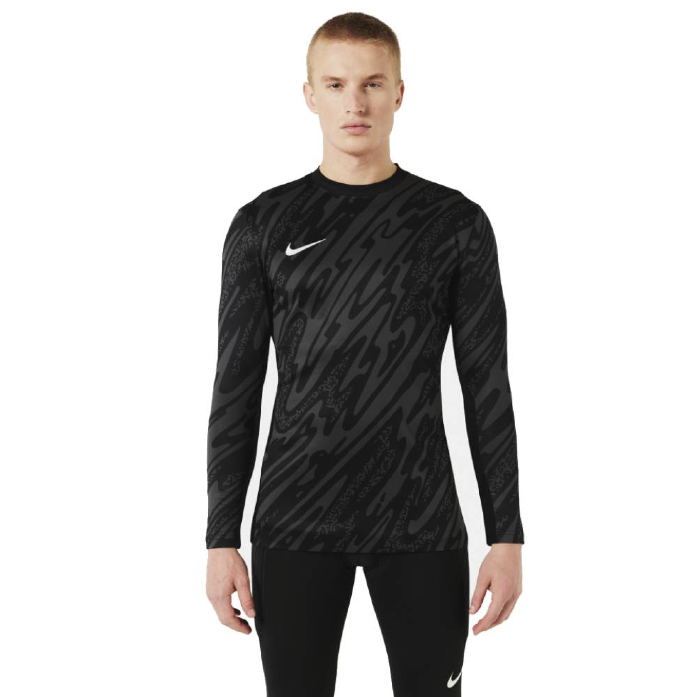 Nike Gardien V Keepersshirt Lange Mouwen Zwart Donkergrijs