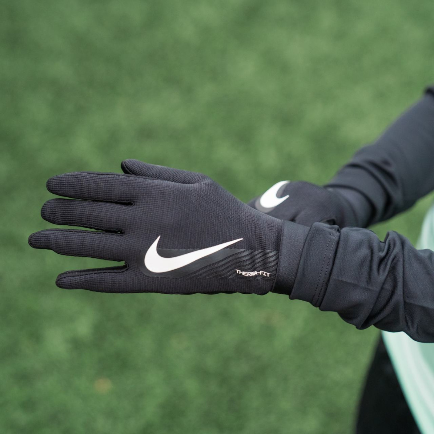 Nike Academy Therma Fit Gloves Kids Black White KNVBshop