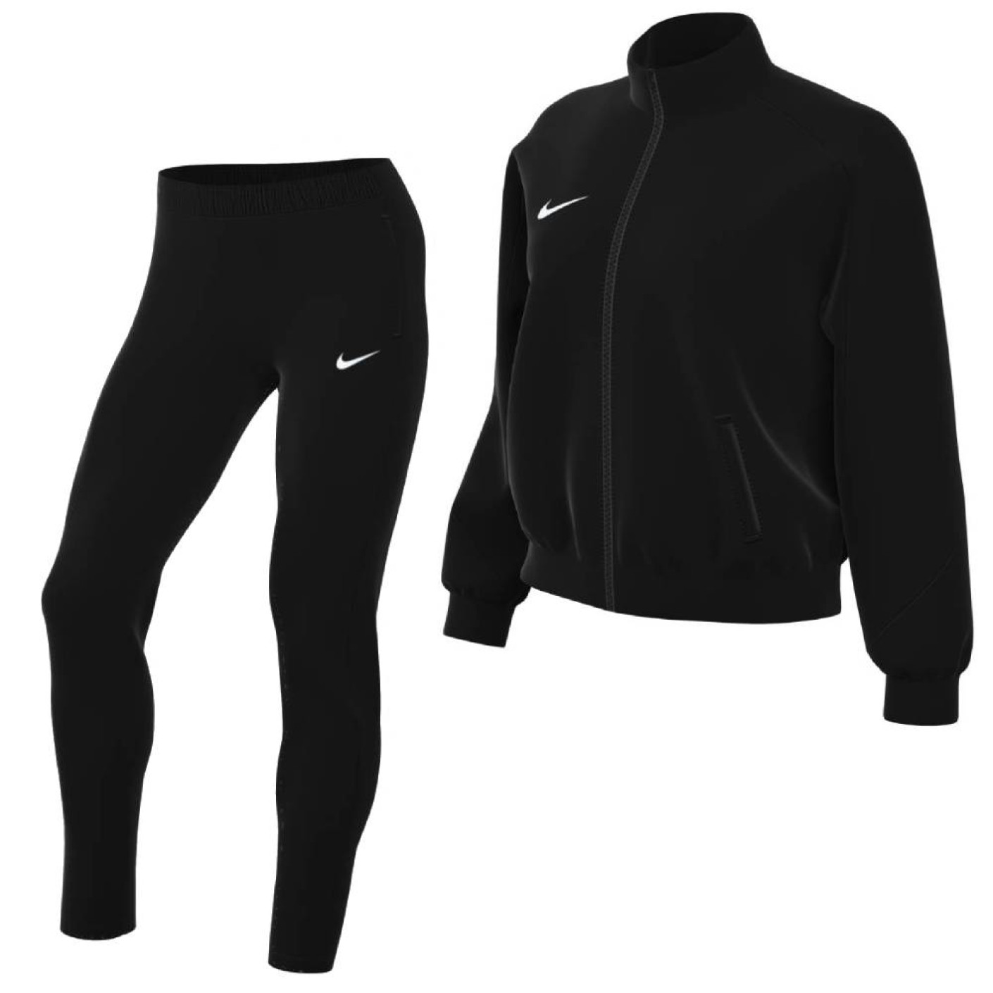 Nike academy tracksuit black red hotsell