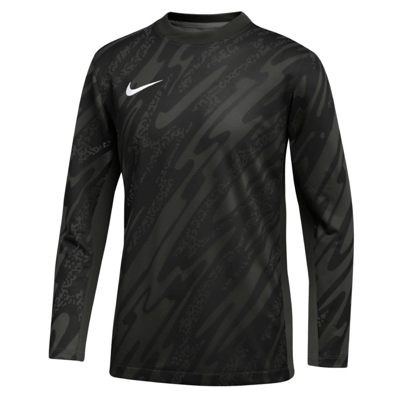 Nike Gardien V Long Sleeve Goalkeeper Shirt Kids Dark Grey Black White