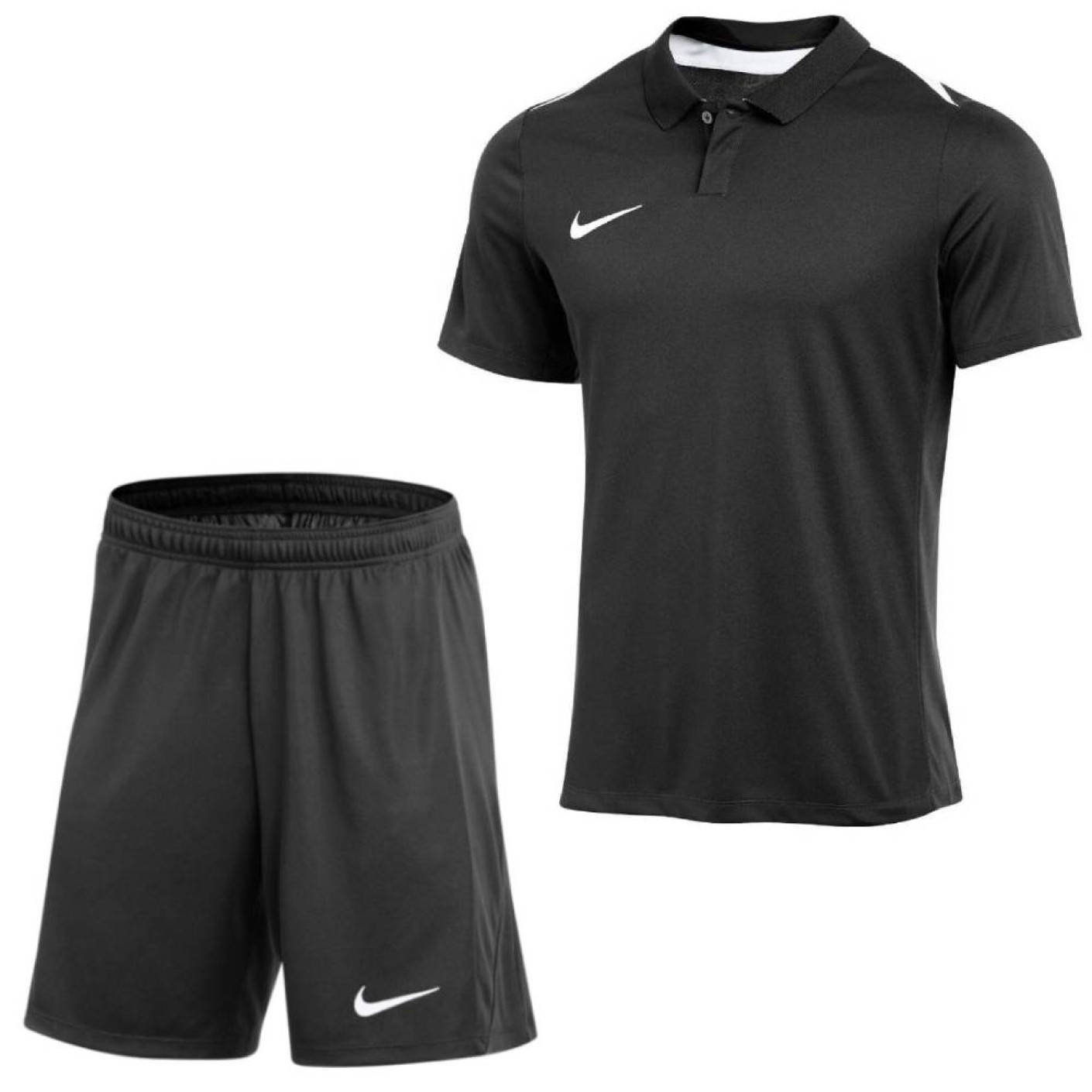 Nike Academy Pro 24 Polo Training Set Black White