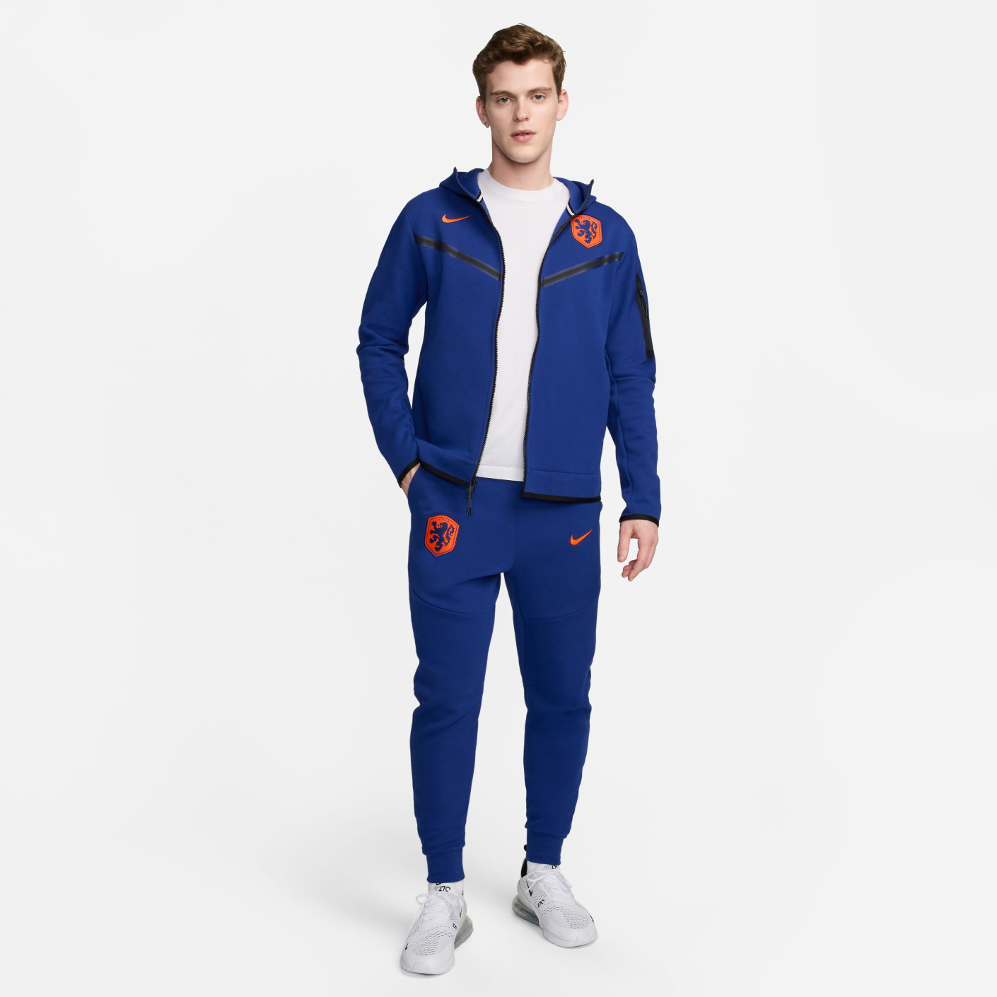 Nike Netherlands Sportswear Tech Fleece Sweat Pants 2024 2026 Blue KNVBshop