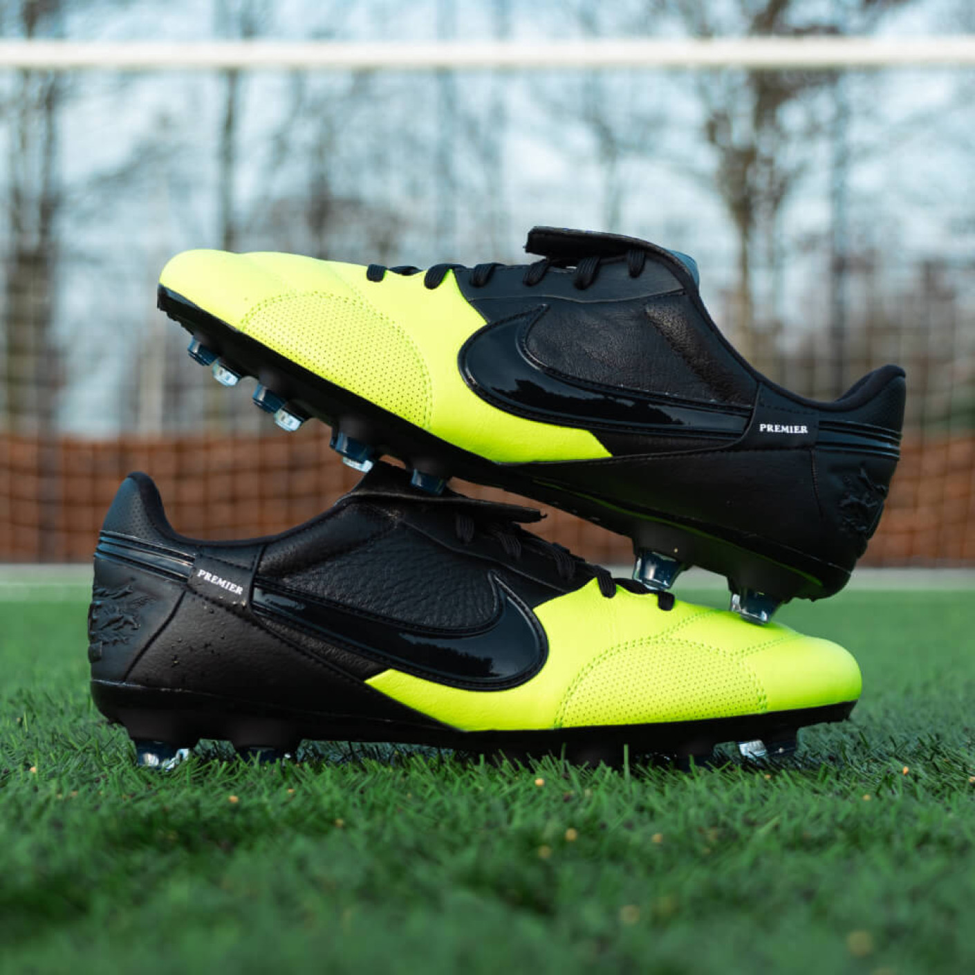 Nike black and yellow football boots best sale