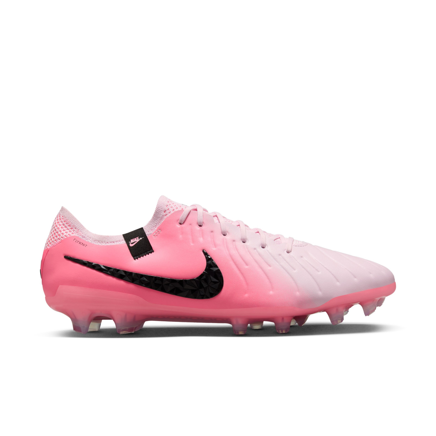 Nike Tiempo Legend Elite 10 Gras Voetbalschoenen (FG) Lichtroze Felroze Zwart