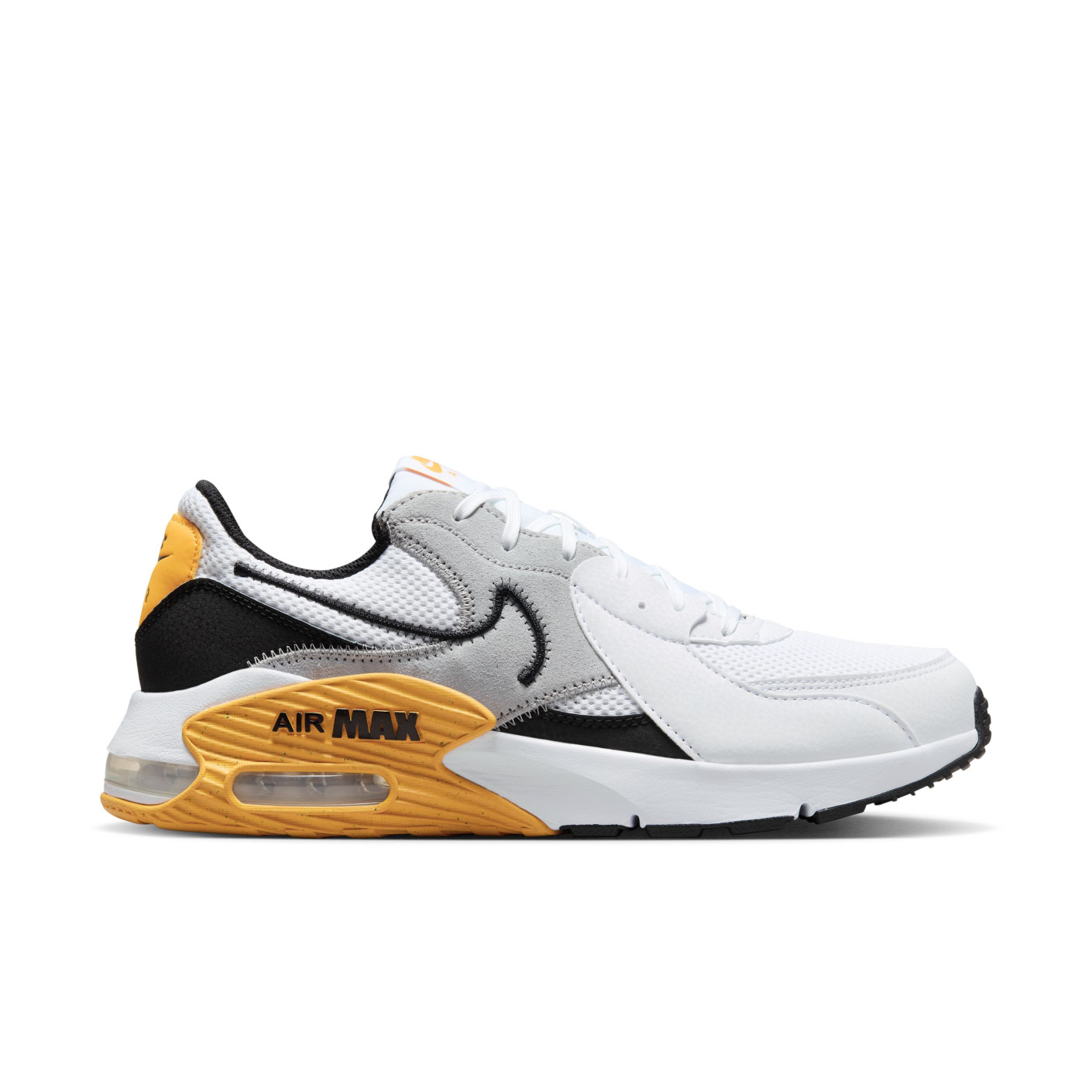 Nike air max black white yellow best sale