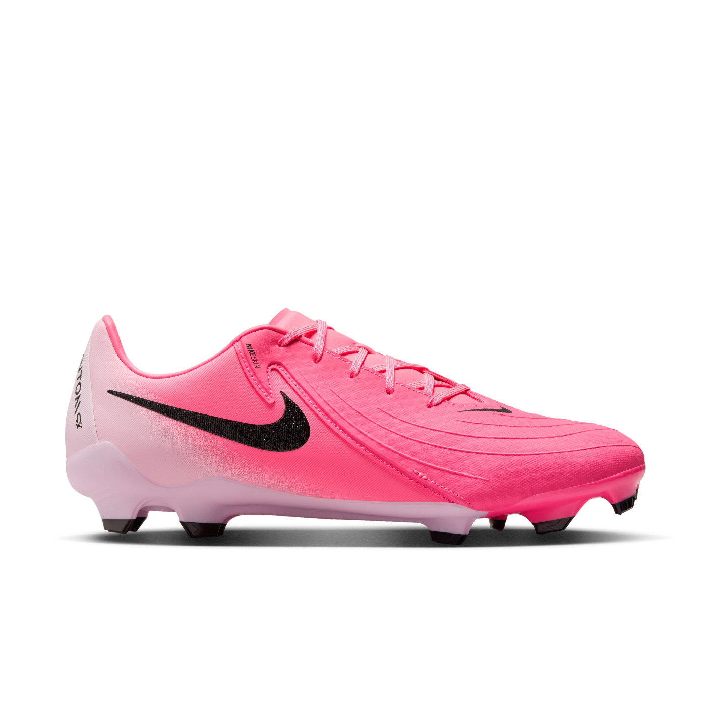 Nike Phantom GX Academy II Grass/Artificial Grass Football Shoes (MG) Hot Pink Light Pink Black