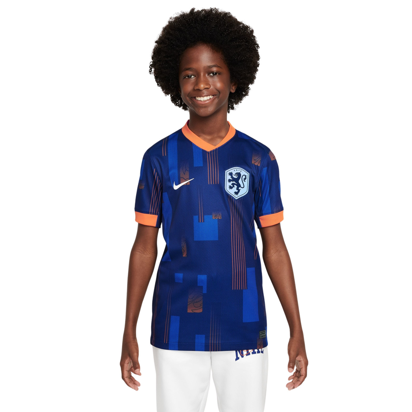 Nike Netherlands Orange Lioness Away Shirt 2024-2025 Kids