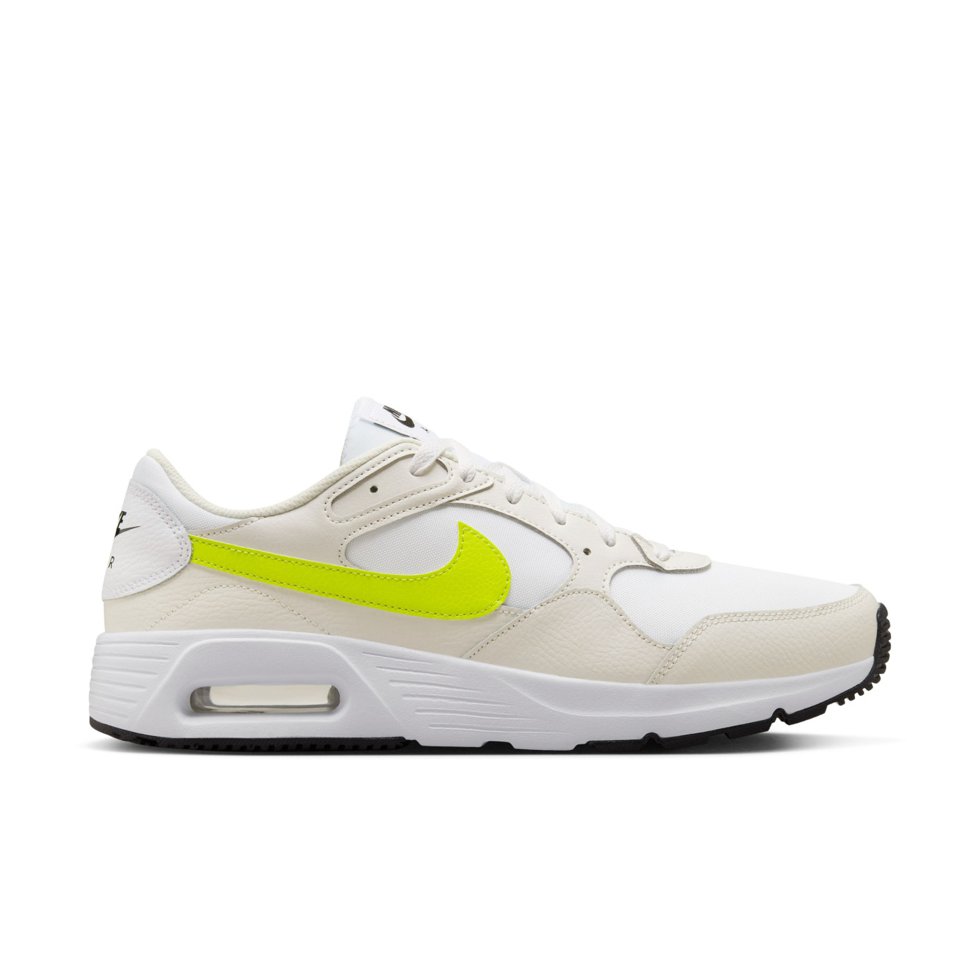 Nike air max wit met zwart online