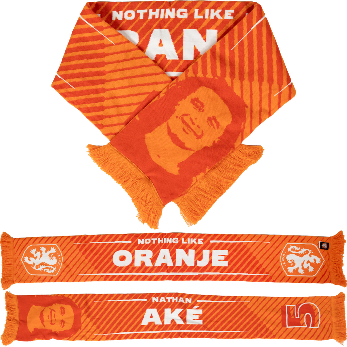 KNVB Player Shawl Nathan Aké Orange