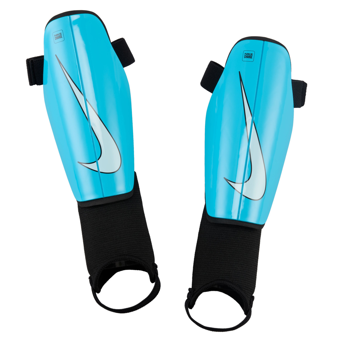 Nike Charge Kids Shin Guards Blue Black