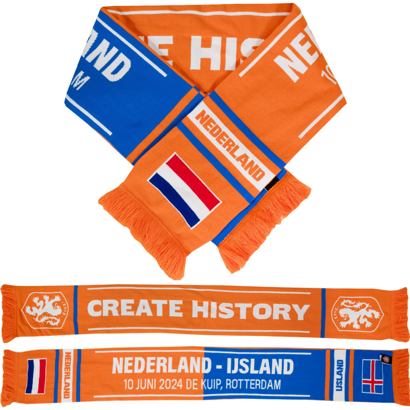 KNVB Scarf Netherlands - Iceland